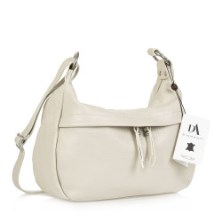 Geanta dama de umar din piele naturala DiAmanti Campi Beige